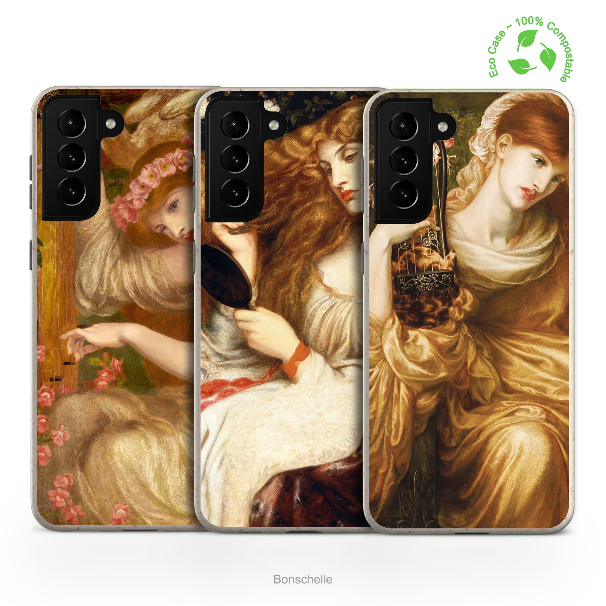 Dante Gabriel Rossetti Pre-Raphaelite Beautiful Women, Eco Phone Cases for Samsung Galaxy Phones