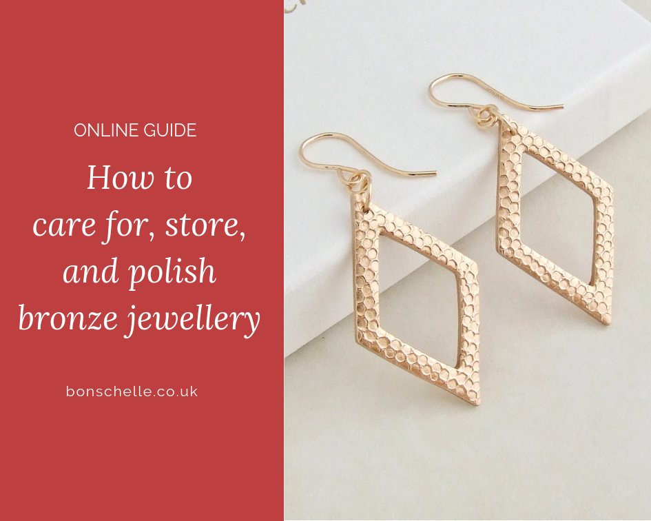 how to care for bronze jewellery blog post