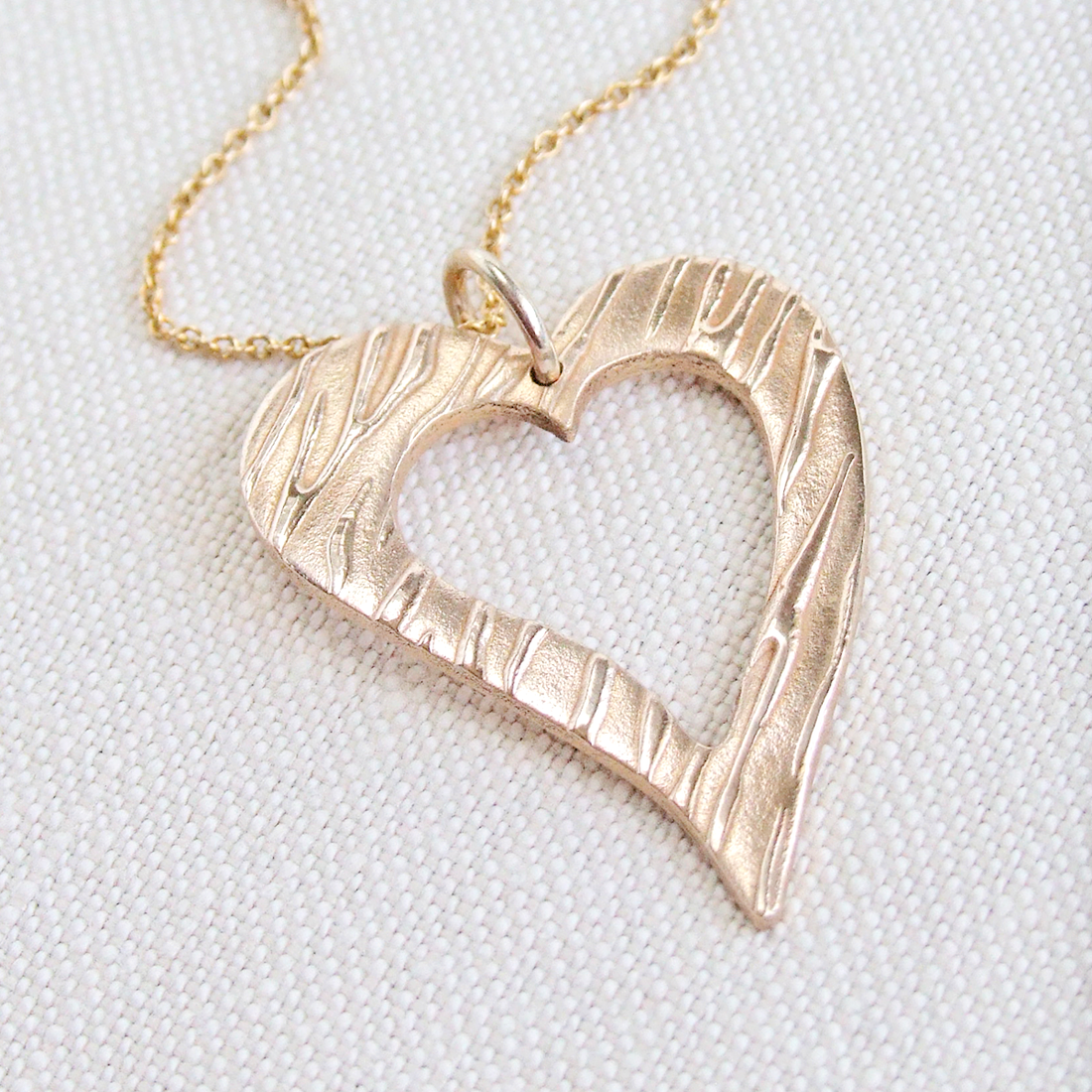 Bonschelle Bronze Love Heart Pendant