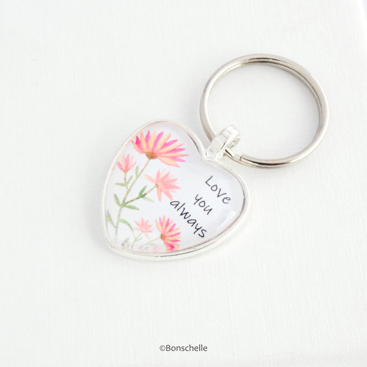 bonschelle gifts and accessories category showing a love heart keyring