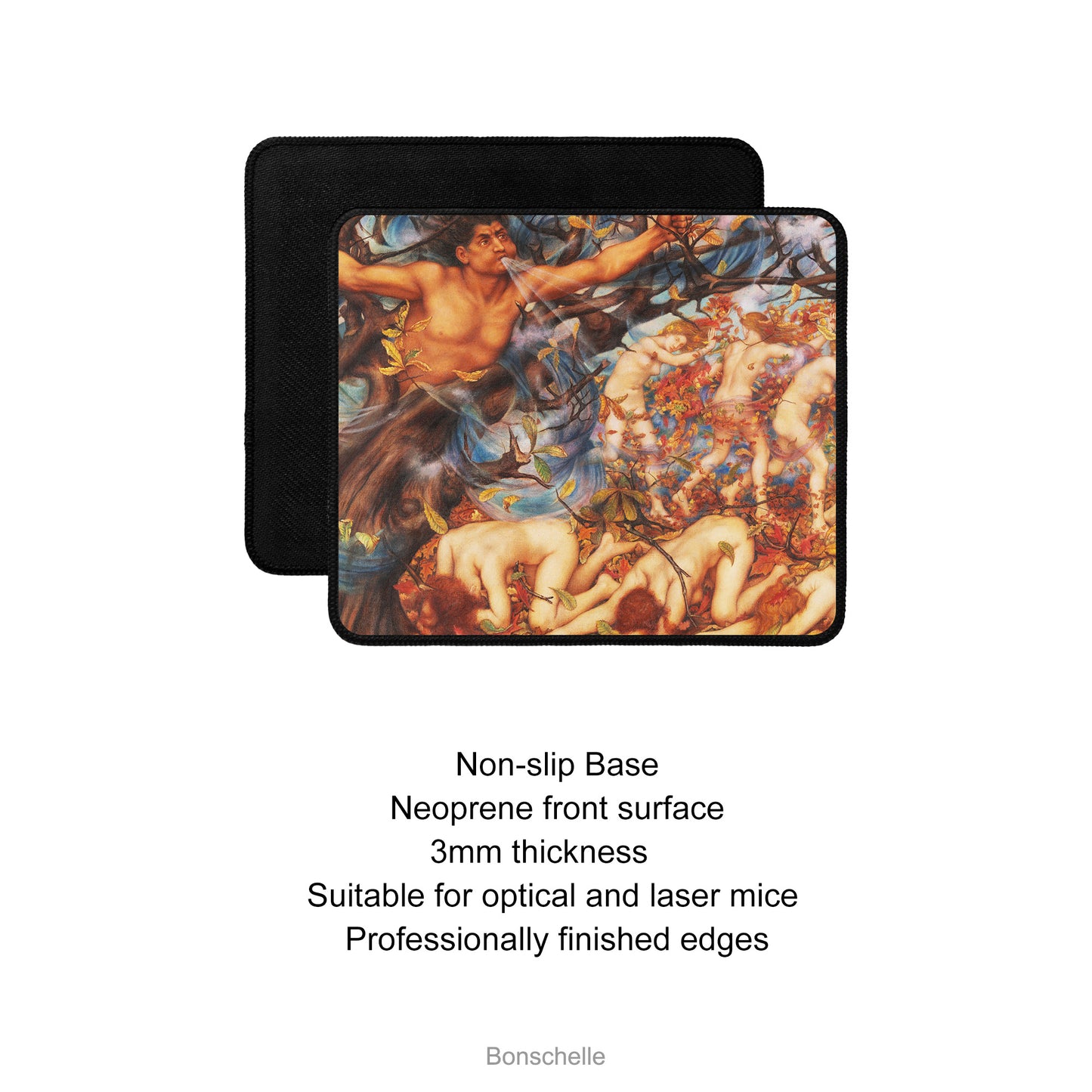 Gods, Angels, Nymphs and Serpents Mouse mats, Mouse Pads, Non Slip