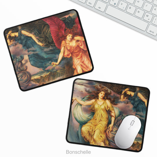 Evelyn De Morgan Storm Spirits Non slip Mouse mat, Mouse Pad