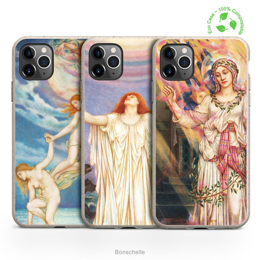 Evelyn De Morgan Peace, Hope and Moonbeams, Eco Phone Cases for  iPhones