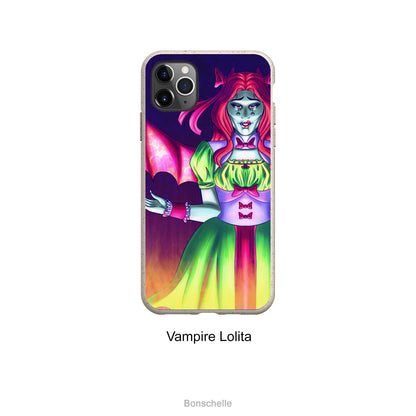 'Vampire Lolita' option for Colourful Fantasy Witch Eco Phone Cases