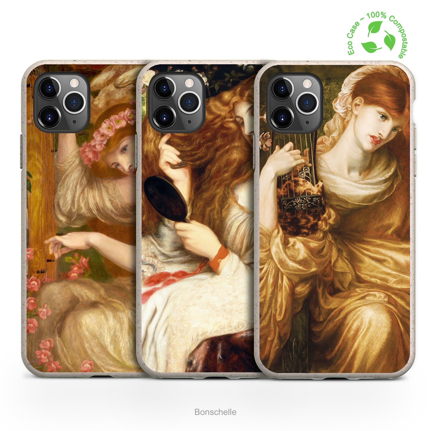 Dante Gabriel Rossetti Pre-Raphaelite  Beautiful Women, Eco Phone Cases for  iPhones