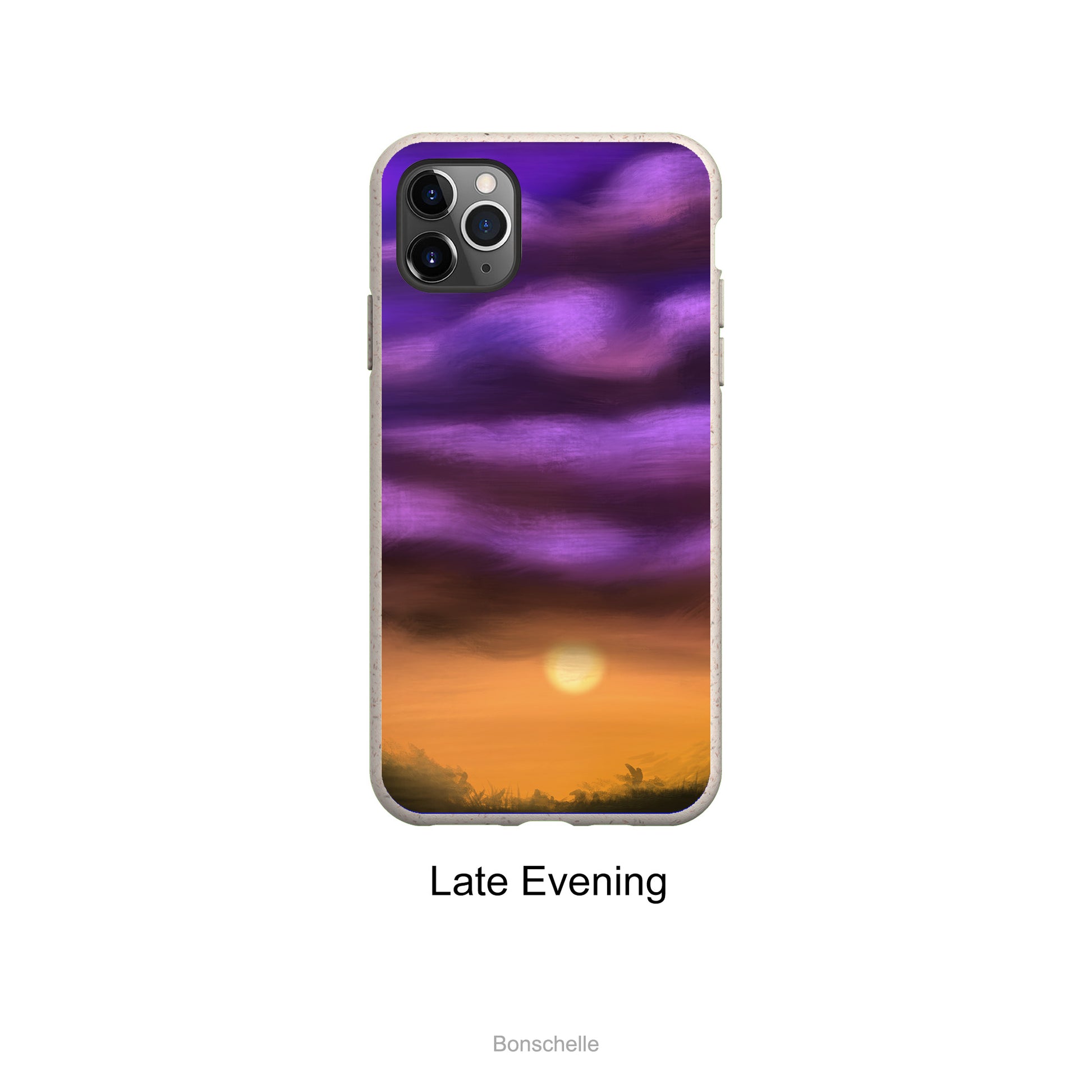 'Late Evening' option for Colourful Clouds Eco Phone Cases for Samsung and iPhone