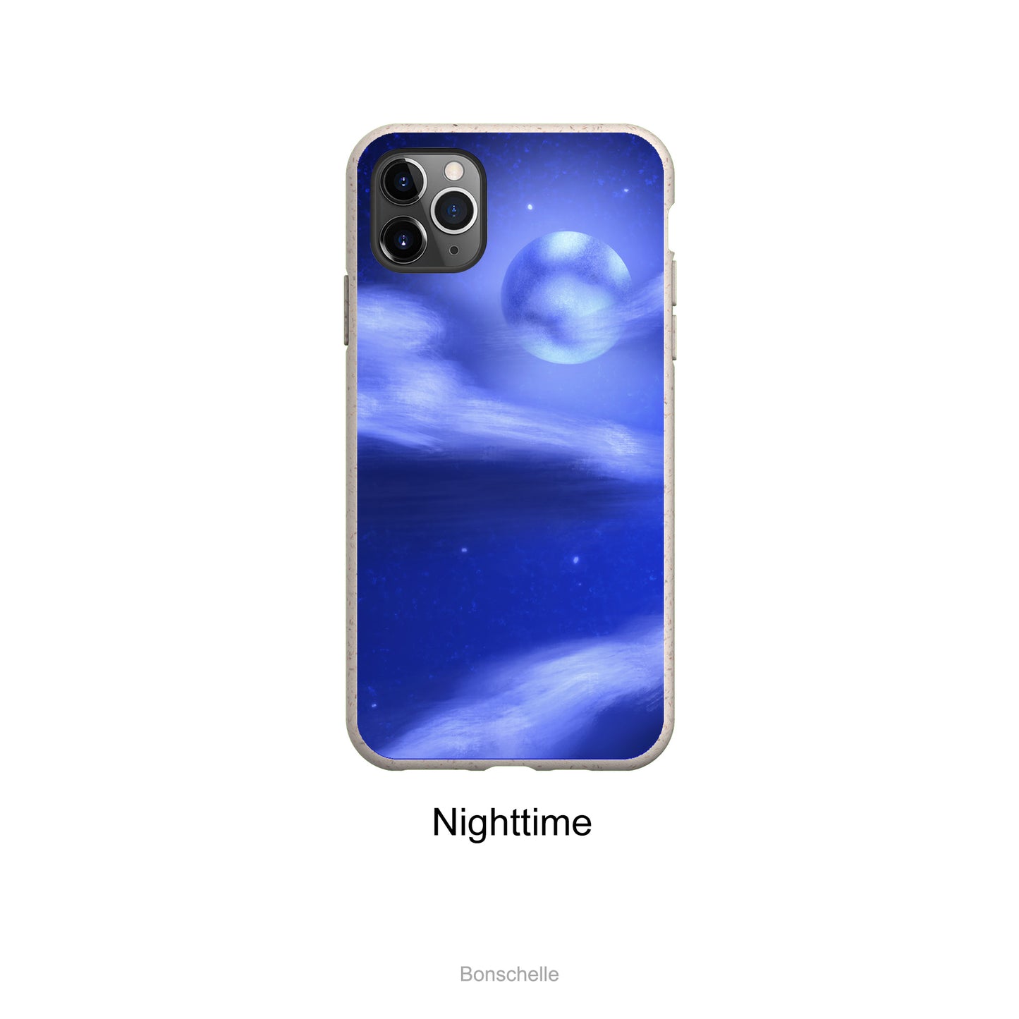 'Nightime' option for Colourful Clouds Eco Phone Cases for Samsung and iPhone