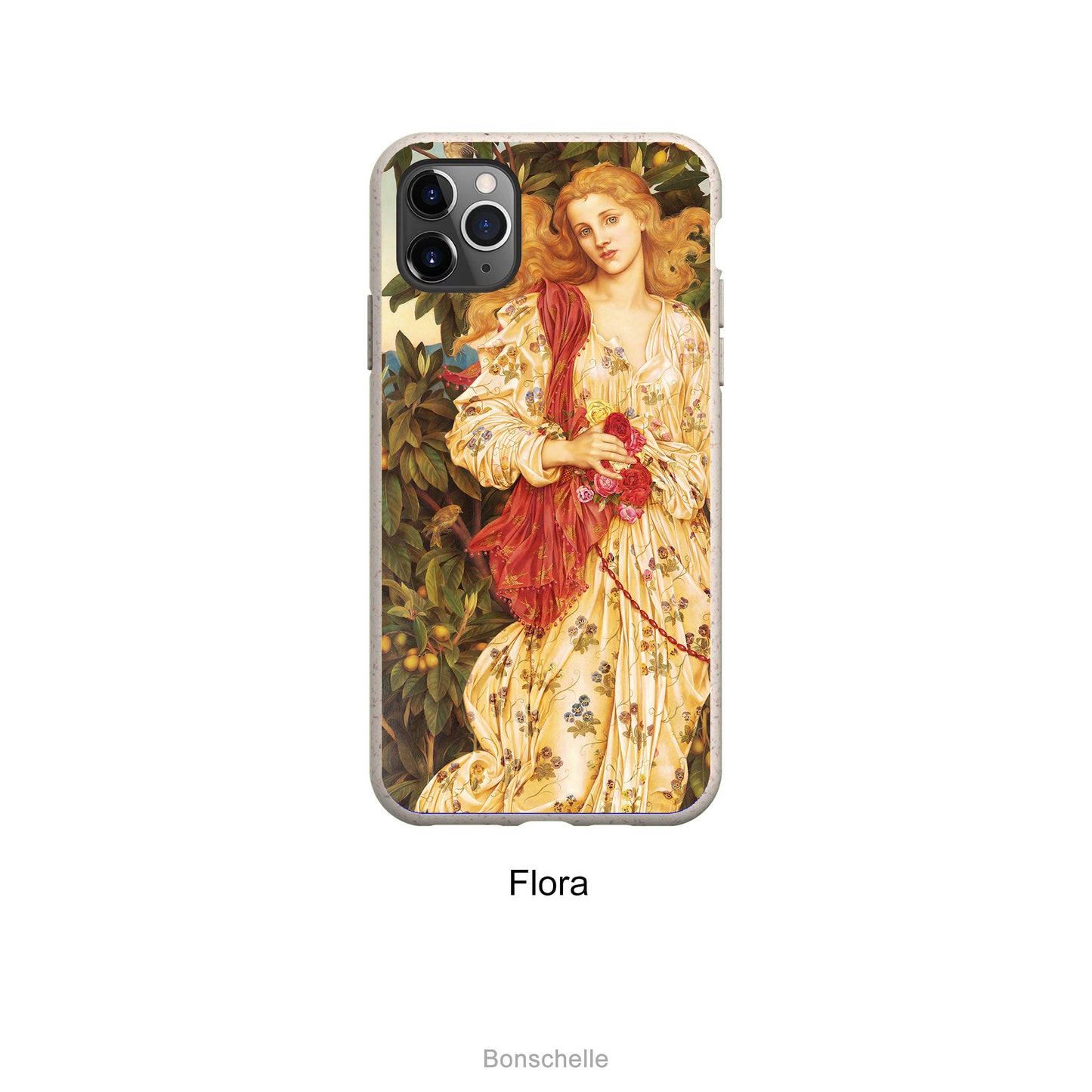 Evelyn De Morgan Pre-Raphaelite Painting 'Flora' Eco Phone Cases for Samsung and iPhone