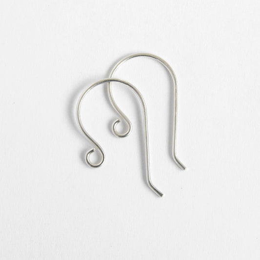 925 Sterling Silver Earwire findings for jewellery making 1