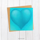 'Full of Love' Love Heart Art Greeting Card,