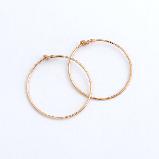 24K Gold plated hoop earwires 1
