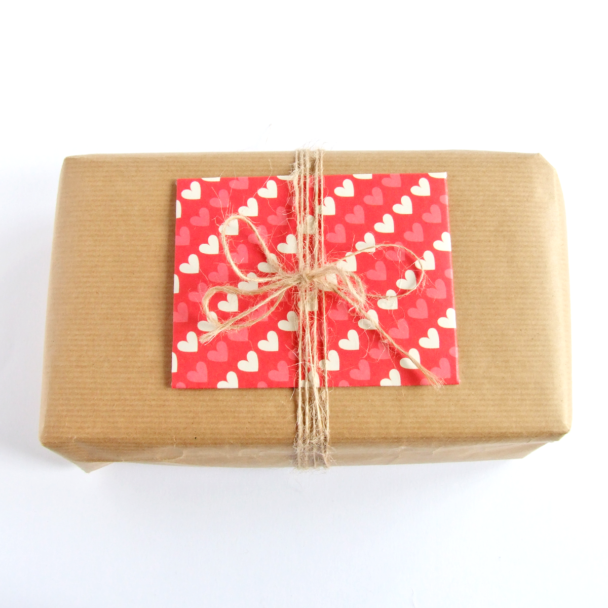 heart patterned gift message envelope by Bonschelle